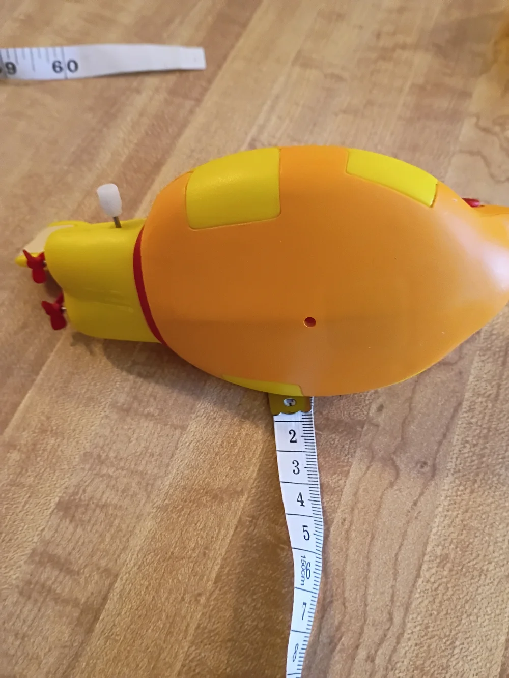 Kids Yellow & Orange Submarine Toy - Brand Unspecified